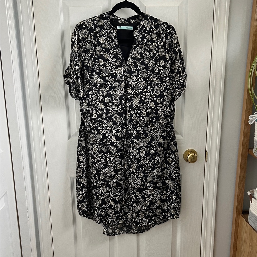Maurices Monochrome Floral Dress